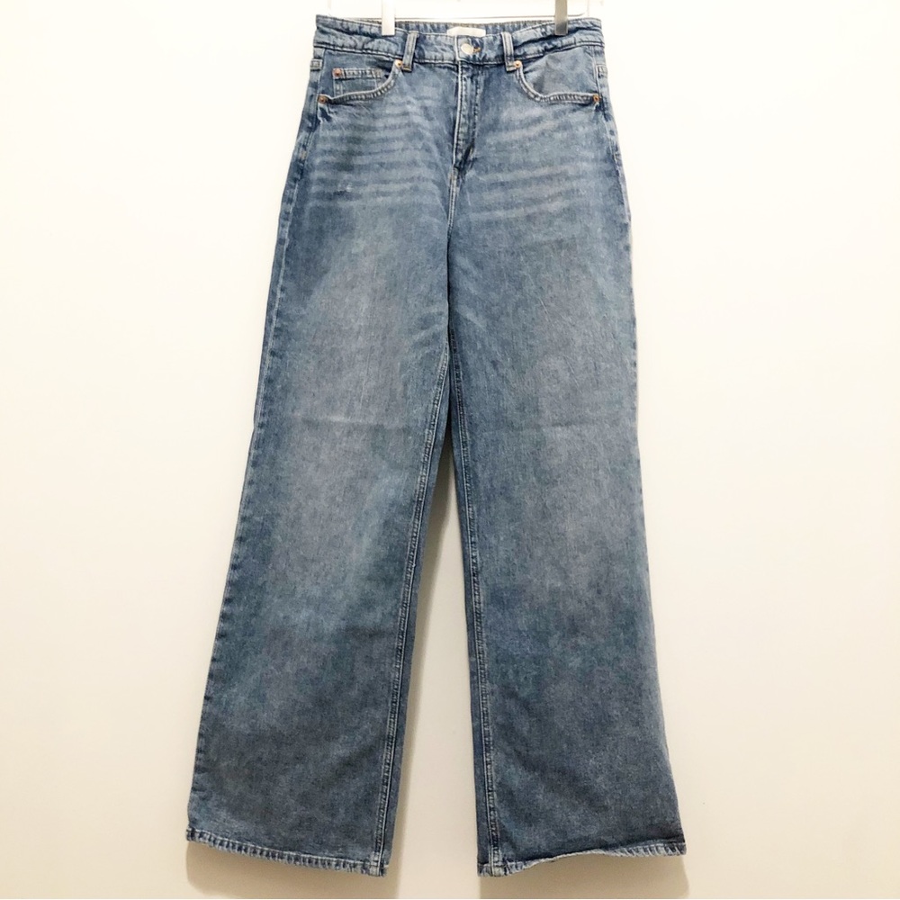 H&M Wide High Jeans Size 10